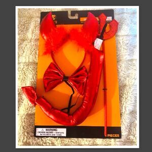 4 Pcs. Adult Devil Costume Set ~ OSFM